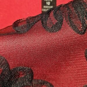 Beautiful pre-owned black and red dress